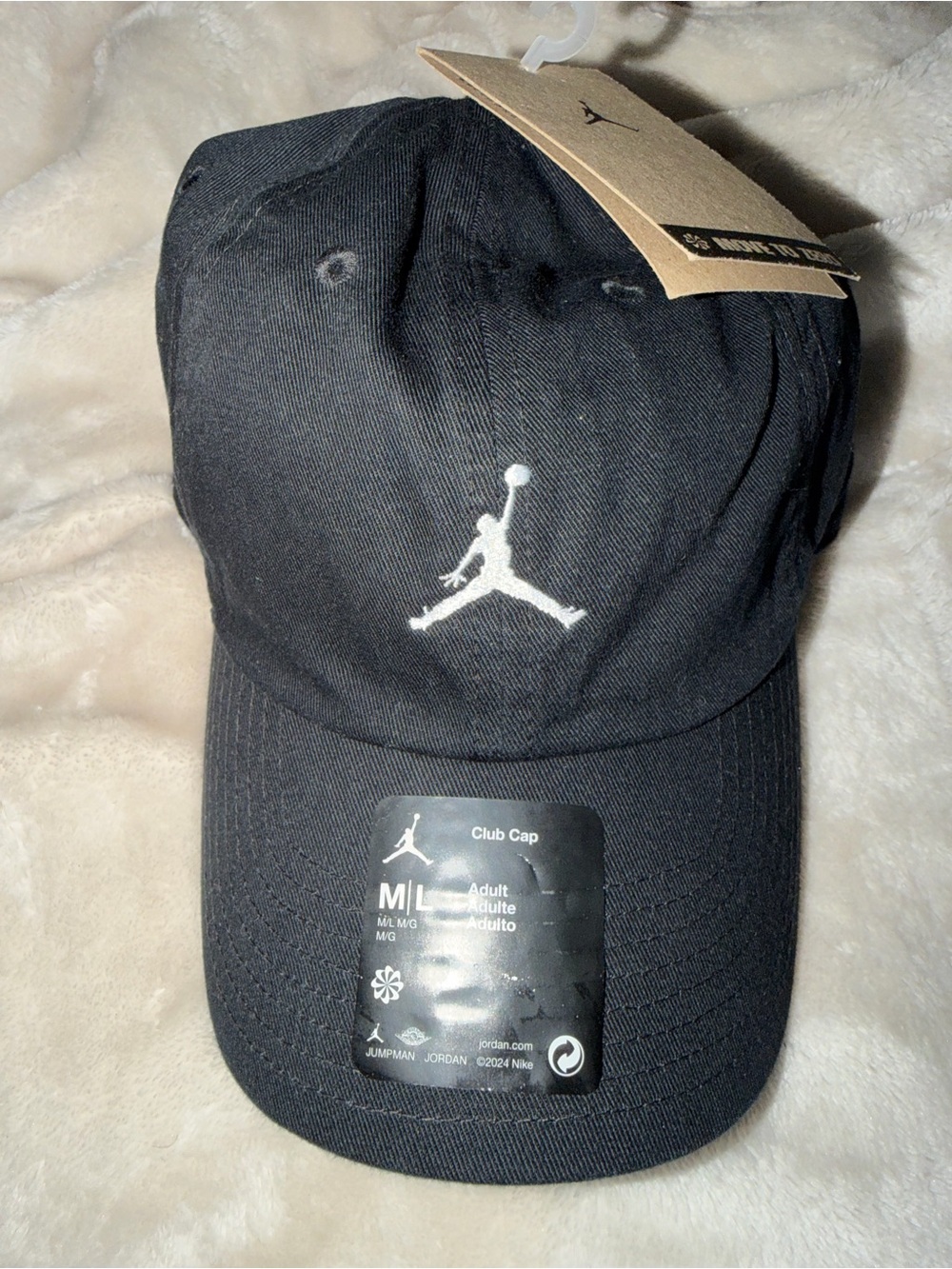Jordan Black Men's Cap with Tag